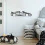 Wallity McLaren 720S Silhouette Escultura de Pared de Metal Negro